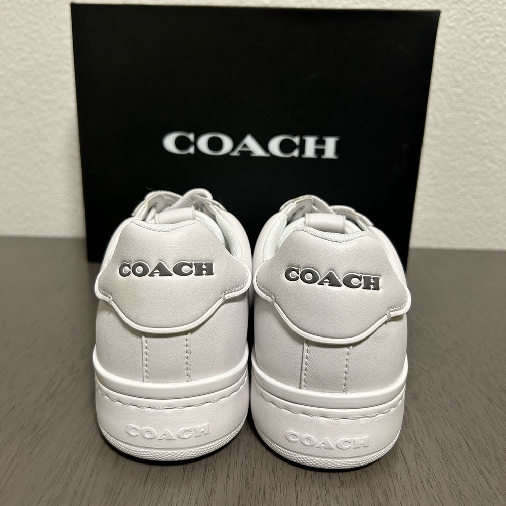 Coach White Women's Sneakers Sz 10 - Picture 4 of 6